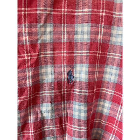 Polo Ralph Lauren Plaid Button‎ Up Sz L - Picture 2 of 4